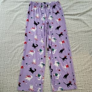 New cat pajama lounge pants